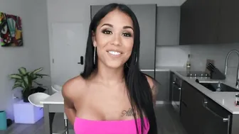 Serious porn video – Hot Latina performs serious cock draining POV style 2