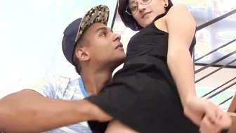 Slim Hispanic (Luna Castillo) Twerks On Dick  Getting Drilled Rough - CARNE DEL MERCADO