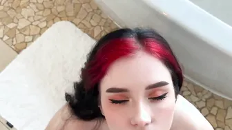 Lustful Fit bimbos Seduced Me and Gave Rough Plowed Herself. I Cum Twice inside Her Mouth