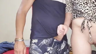 Stepsister only let me insert the tip of my cock