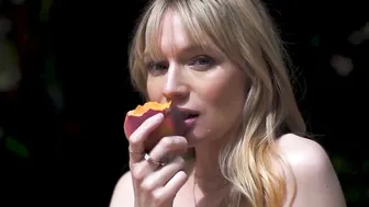 Beauty big boobed blonde barely legal Ashley Nash liking a picnic after passion striptease action