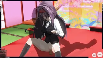3D ANIMATED Konno Yuuki Loves Cum into her Snatch