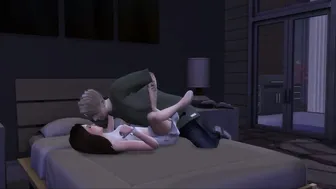 3d Cartoon - Justin X Selena ( Sims four )