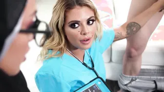 When your doctor is a turned on mom and the nurse is a nympho dark hair