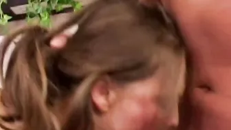 Lucys A Cock Hungry Slut Being Ass Slammed And Pussy Pumped By Two Cocks