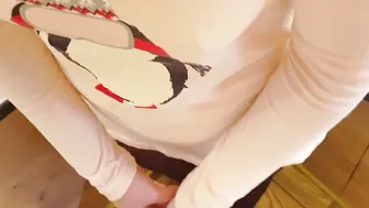 Stepmom teaches to gain experience |Creampie|Cum Stockings