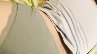 Stepfather wanted to jerk off but could not resist and ..