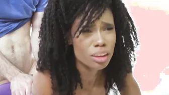 Ebony coach fucked white big cock guy