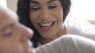 Lets porn video – Latina TS fucks both her gf and stepbro
