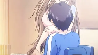 Anime Goddess Tutoring Teenage Girl in Magic Arts with Big Boobs Reveal