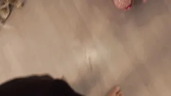 When the step sister returned home after partying the elder brother caught her and boned her butt