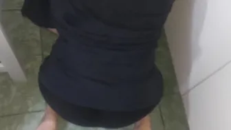 Bimbo maid give me bj and Goddess sex until I wash her cum white booty for twice her pay