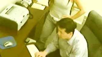 Naughty handjob slut jerks dick