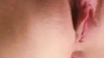Hot Blonde fingering her pussy in Closeup 2