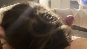 Strangers porn video – Horny slutty Tinder girl giving a best blowjob