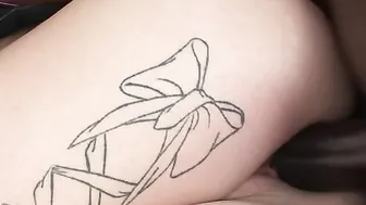 Tattooed Blonde Faye Runaway Rides a Black Dick In Her Asshole
