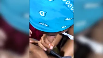 Eating a gigantic booty before pouring my cum in her mouth
