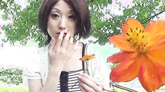 Petite asian teen small tits try anal casting