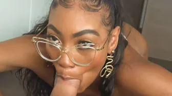 Incredibly Goddess Super Model Gagging On A Cock