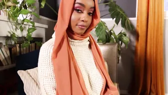Huge natural tits black Arab teen fucked