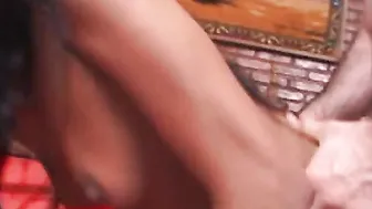 A Latina Shemale Sucks The Big Cock And Fucks Hard With Her Joke Friend