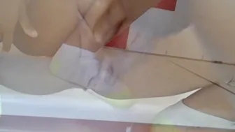 Curvy Black MILF Feasts On Skinny Black Lesbian Neighbours Pussy