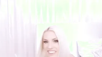 Stunning blonde Blanche Bradburry into underwear getting thick penis into her booty