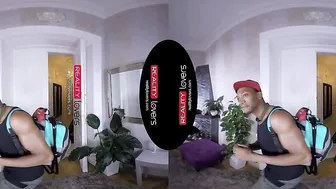 RealityLovers - Ebony on Blonde VR