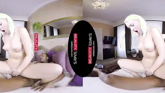 RealityLovers - Ebony on Blonde VR