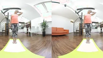 Alexis Crystal Does Cutie Yoga And Fucks VR Doggy Style