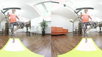 Alexis Crystal Does Cutie Yoga And Fucks VR Doggy Style