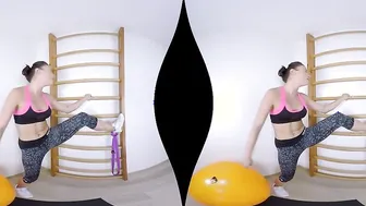 Fitness intercourse with Niki Sweet into VR