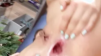Once The Anal Beads Come Out Eva Cats Sticks His Dick Right In