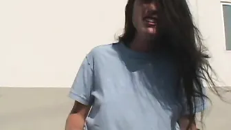 Leah Stevenson Gives A Double Blowjob And Gets Anally Pounded