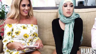 Tutor porn video – Pure 19 Year Old Inside Hijab Fucks Tutor And Stepmom