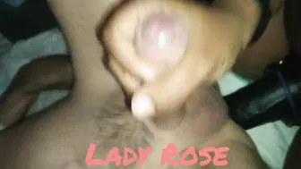 Lady Rose fucking bitch with strap-on until she jizzes for