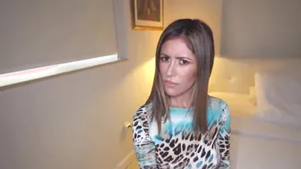 Beauty Latin milf Gets Caught Sexting by Step-son