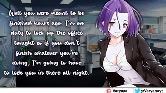 Overnight with your Flirty Manager [ear Eating Licking]