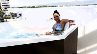Petite latina teen pick up with german flirt tourist