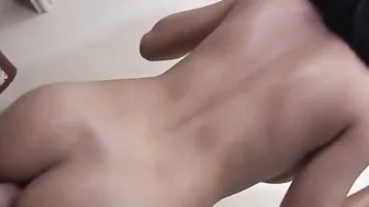 A young miner trans was caught by surprise when the boss began to pester her and hard fuck right on the spot