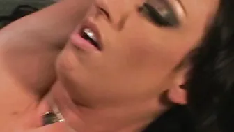One on One Fishnet Pantyhose Interracial Big Cock Deep Throat Handjob Lingerie Shaved Pussy Blowjob