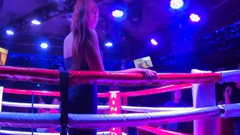 Midget boxing and sex with the ring girl