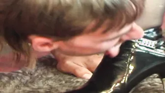 Fat german mature mistress Dominate Sklave guy