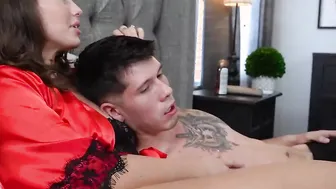 My stepmom wants to ride my dick again