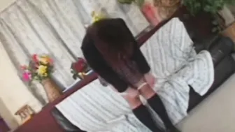 Japanese college girl gets naughty in class - Hardcore fuck with cumshot