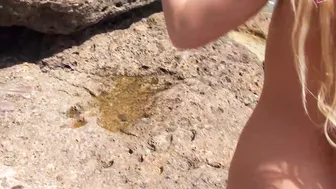 Skinny german blonde teen outdoor POV sex