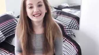Teen stepsis begged stepbro not to tell