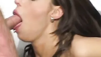 Sweet Sarah Screwed In The Ass And Jizzed Too