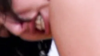 Naughty college girl Naudia NYCE - POV Blowjob & Creampie