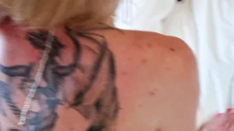 Blonde teen shemale having private anal sex